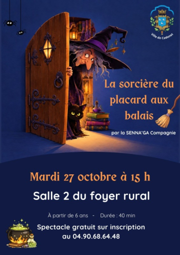 La sorcière du placard à balais
