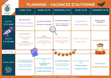 Programme Centre de Loisirs Municipal